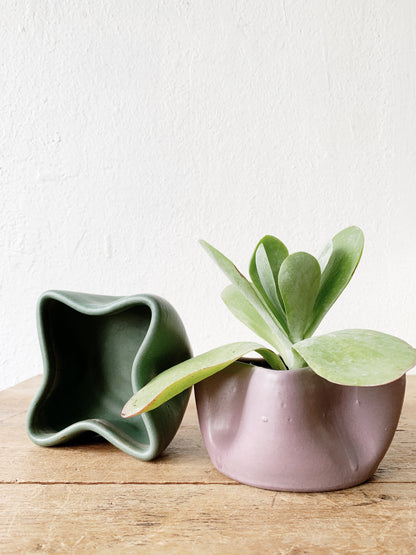 Wavy Handmade Ceramic Pot