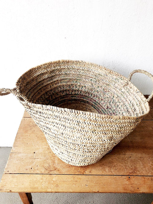 Vintage Handled Basket