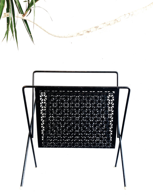 Mid Century Album/ Magazine Rack
