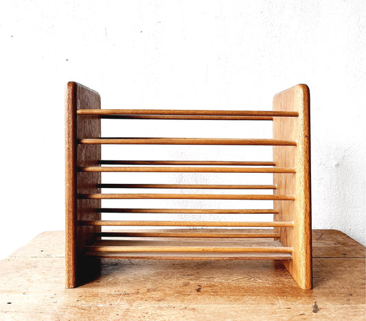 Vintage Hardwood Record Holder