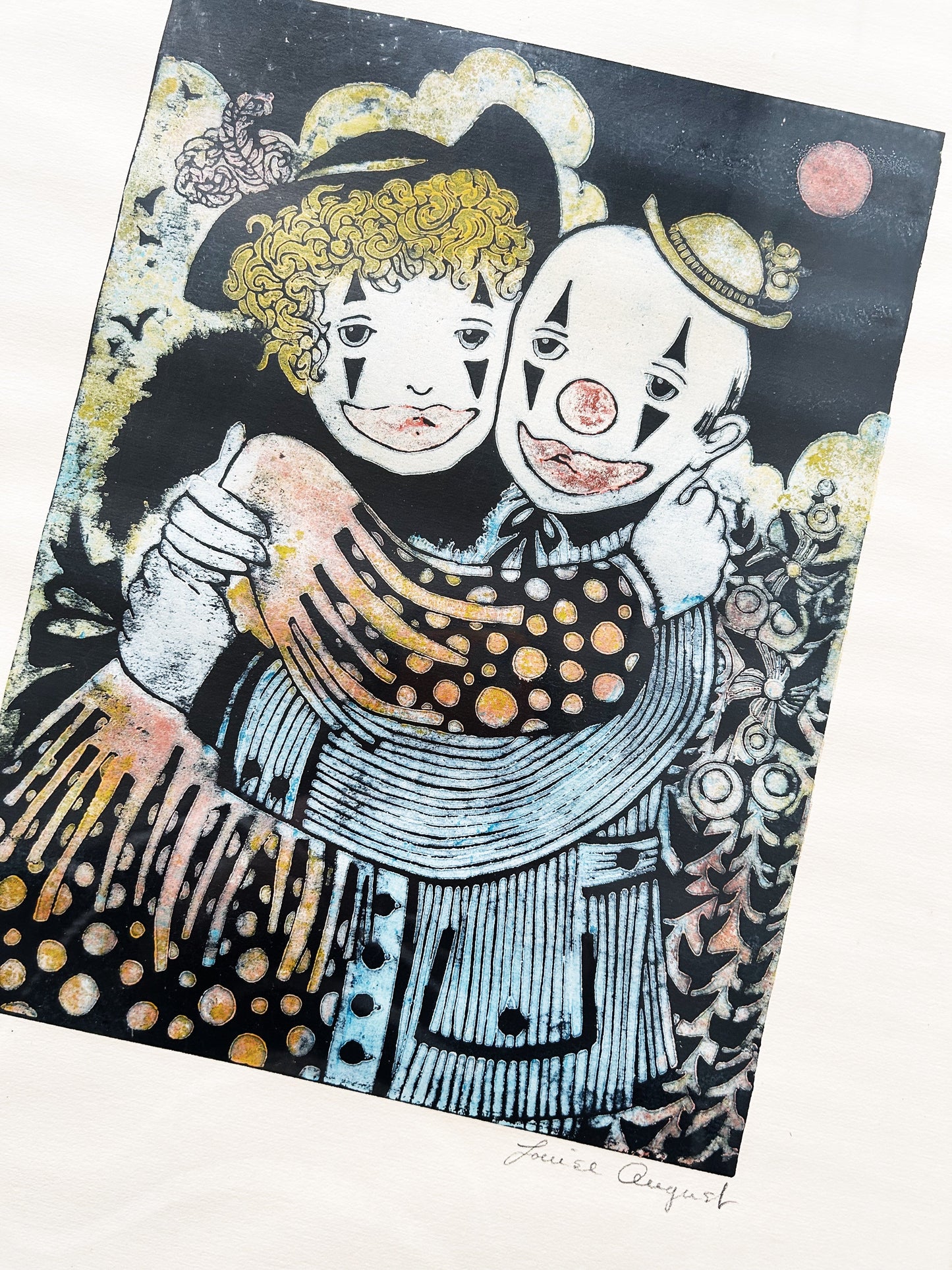 Vintage Louise August Wood Cut Artist’s Proof