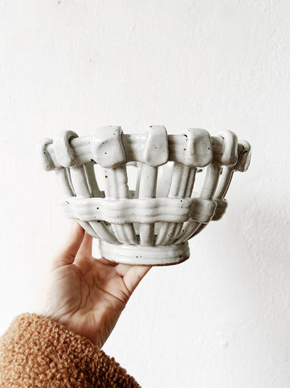 Hand Built Ceramic Fruit Bowl