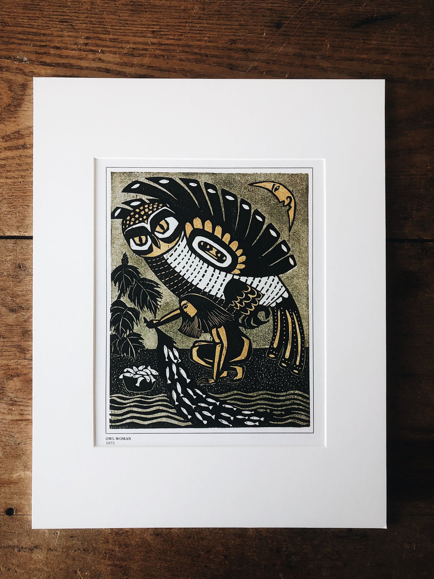 Vintage Dale Ormond Block Print