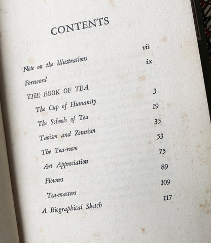1950’s The Book Of Tea Hardcover Okakura Kakuzo