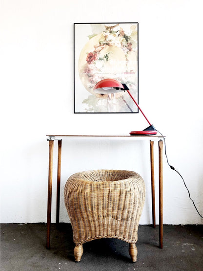 Vintage Wicker Stool