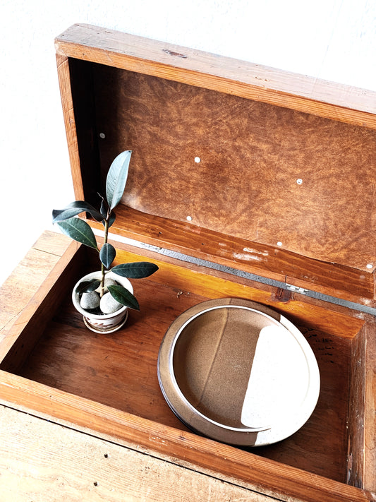 Primitive Wood Storage Box