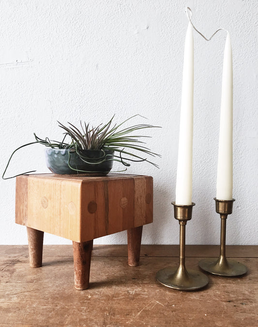 Vintage Mini Wood Block