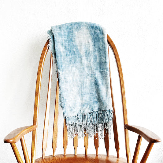 Vintage Indigo Mudcloth