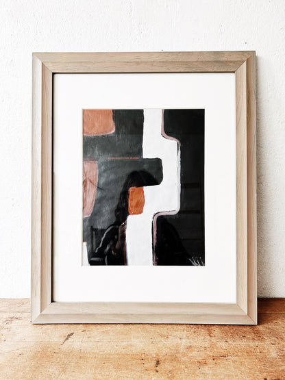 Original Framed Abstract Painting