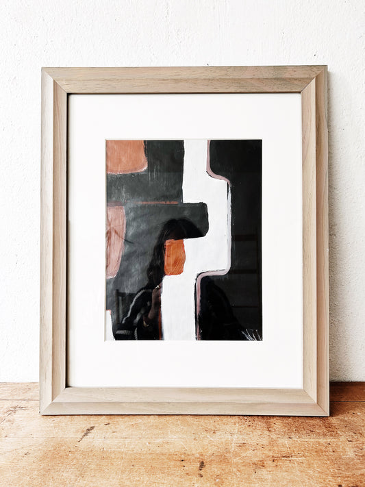 Original Framed Abstract Painting