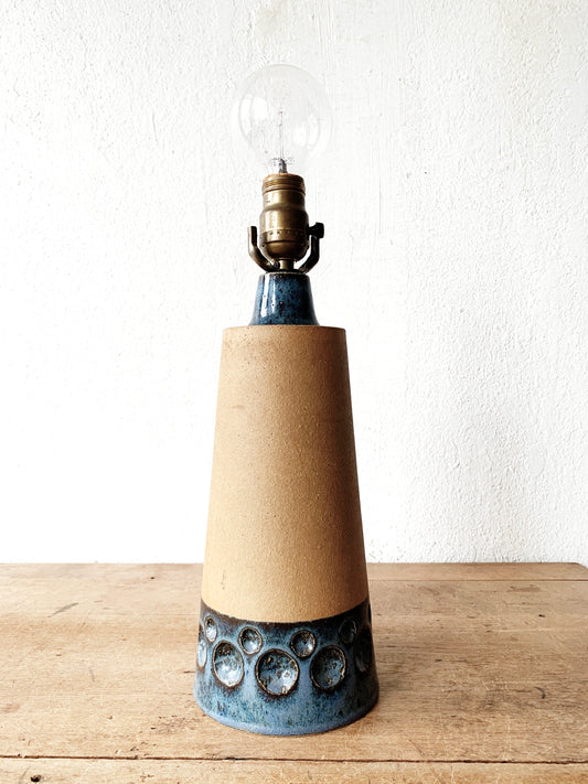 Danish Knabstrup Pottery Lamp 1949