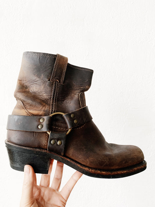 FRYE Harness Boots Women’s 8.5