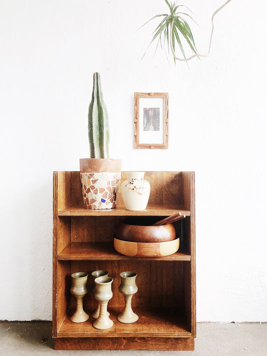 Vintage Ply Shelf or Hutch