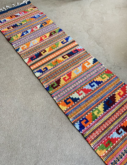 Handwoven Wool Runner Rug