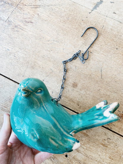 Mid Century Ceramic Hanging Bird