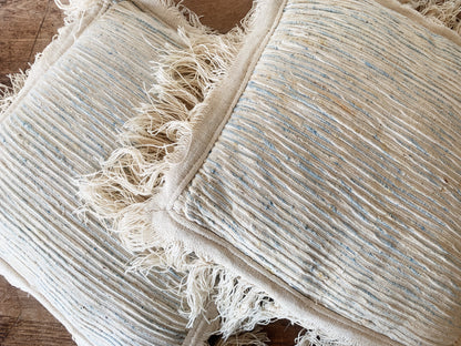 Vintage Indian Cotton Throw Pillow