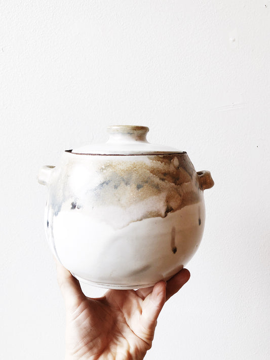 Vintage Ceramic Lidded Vessel