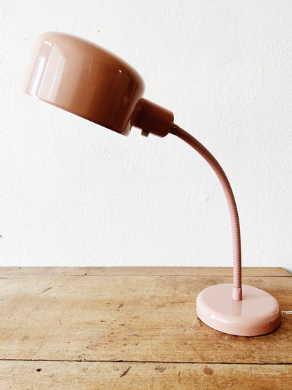 Vintage Pink Metal Task Lamp