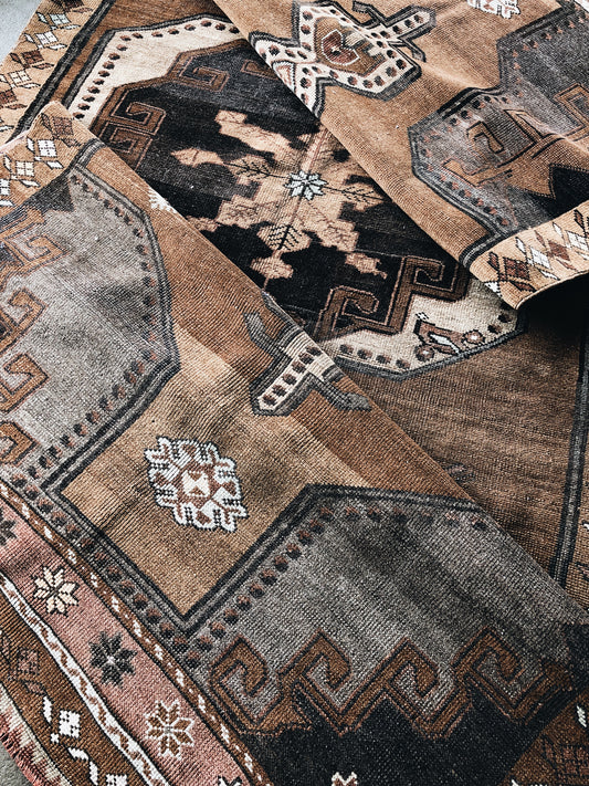 RESERVED Vintage Turkish Tribal Rug