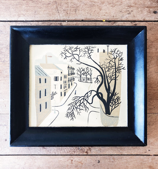 Mid Century Pressed Litho