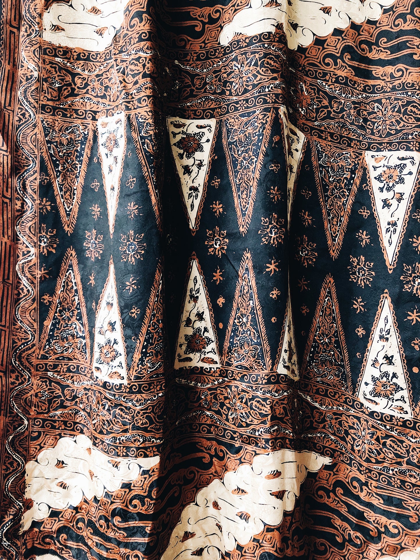 Gorgeous Oversized Silk Textile
