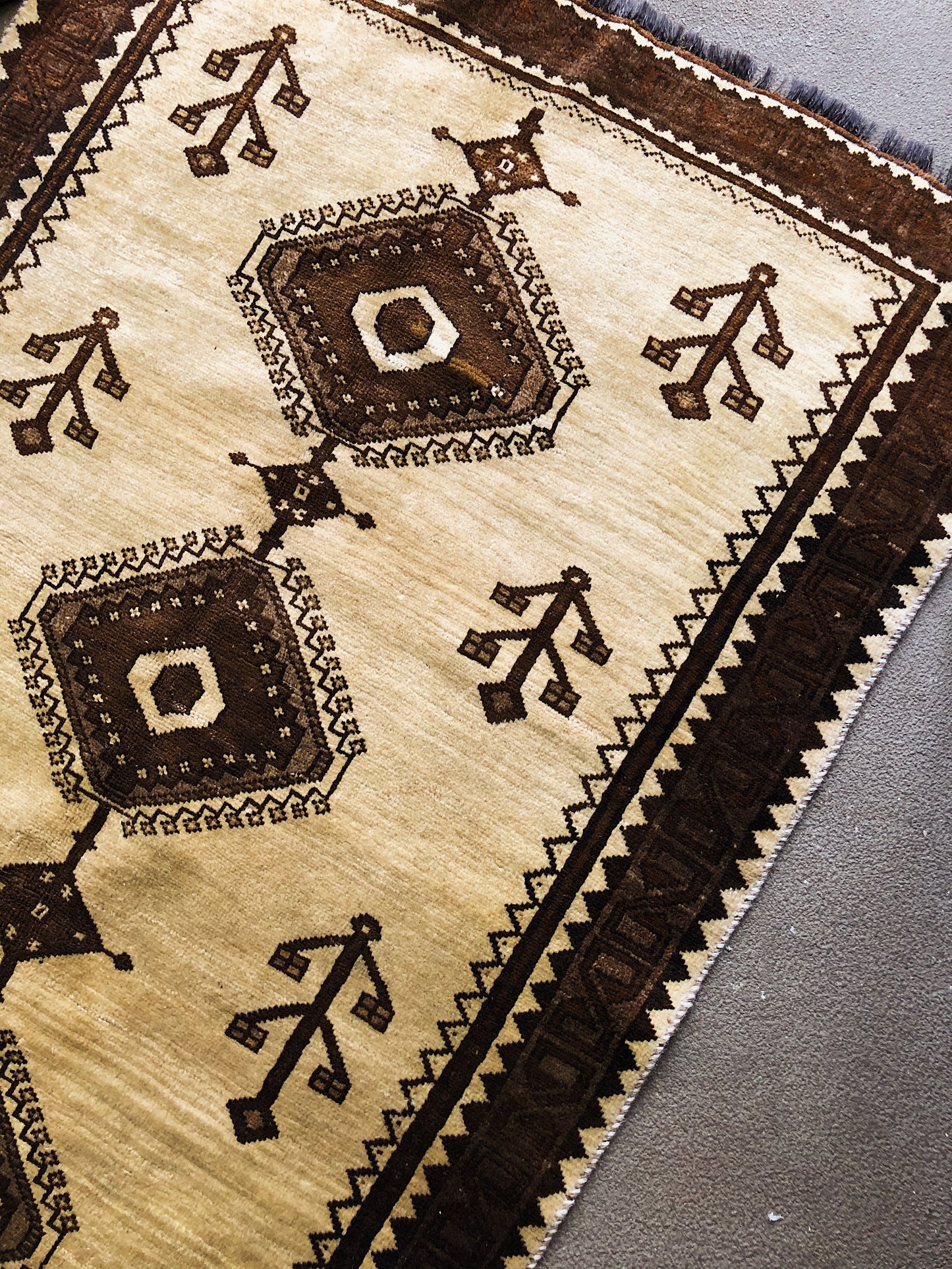 Vintage Kurdish Tribal Rug