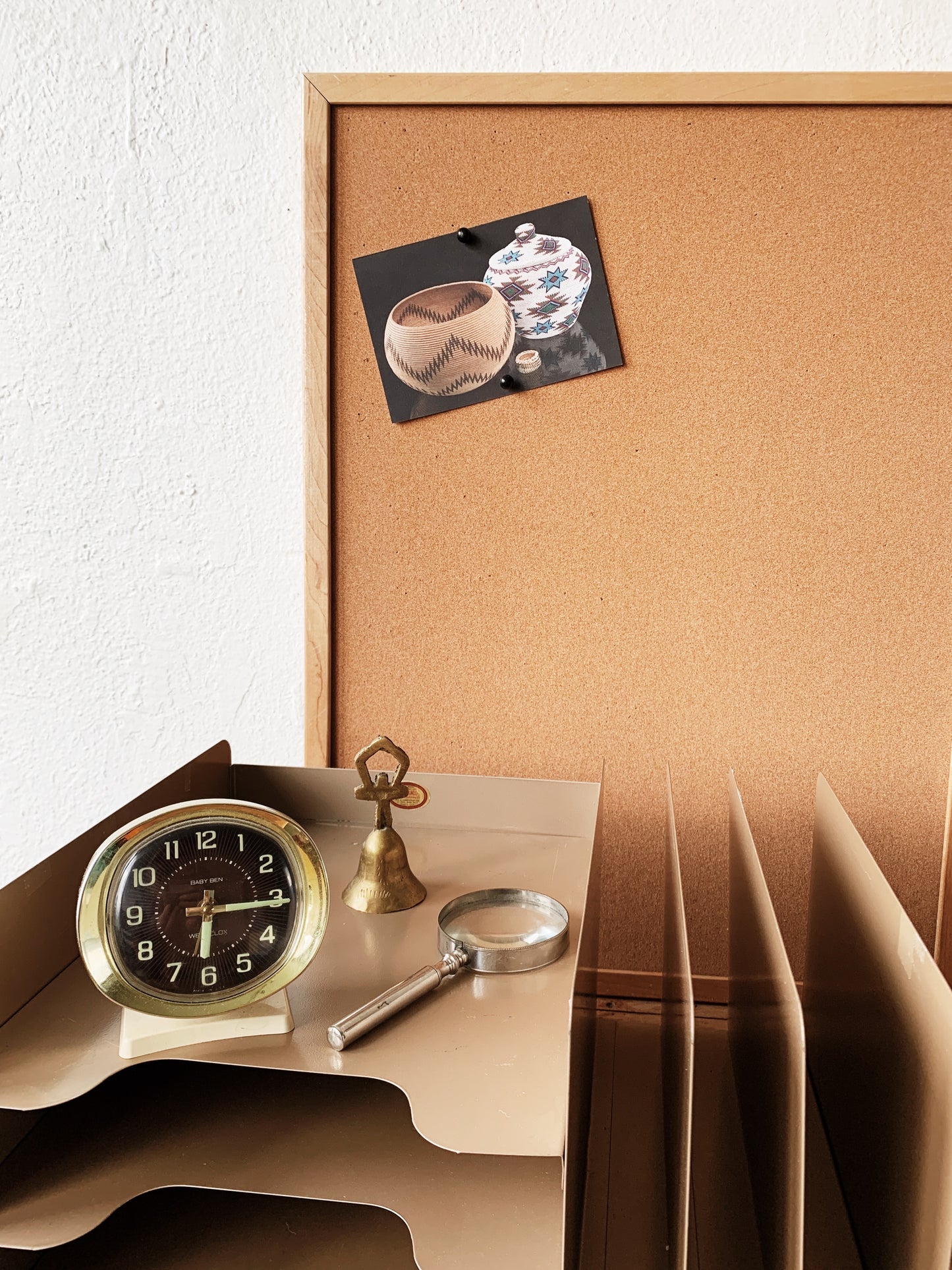 Vintage Incised Brass Bell