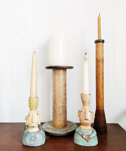 Handmade Kim Murton Figural Candlestick