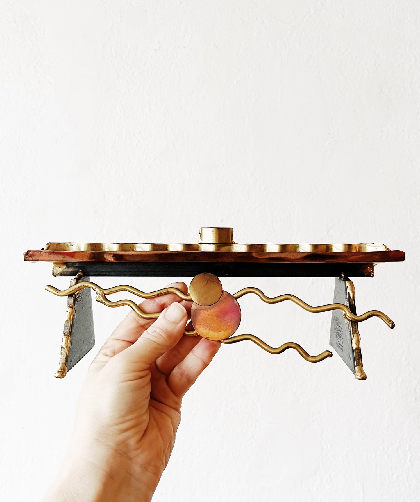Modern Menorah Candle Holder