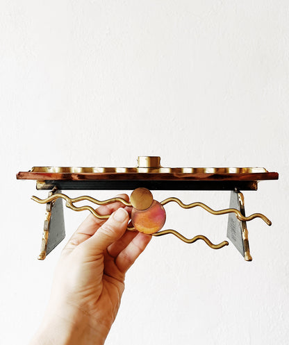 Modern Menorah Candle Holder