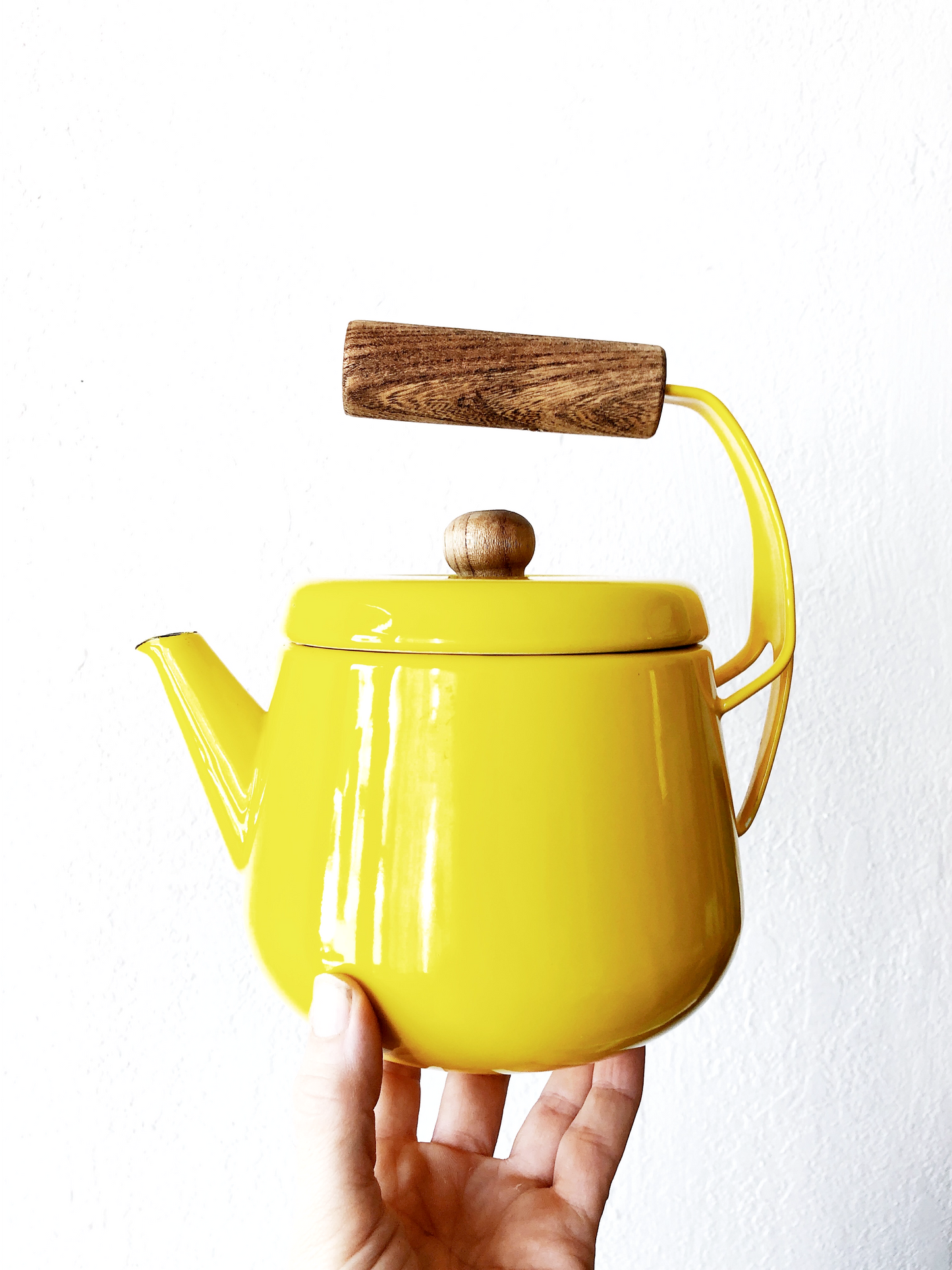 Vintage Scandi Enamel Kettle