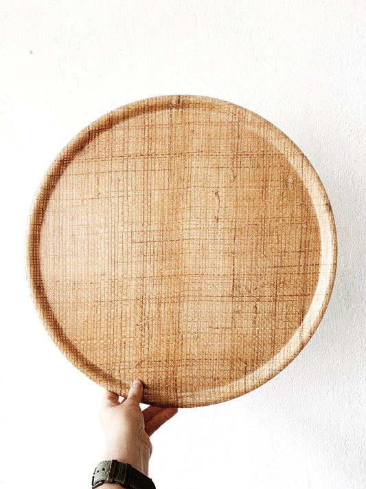Mid Century Spun Fiber Tray
