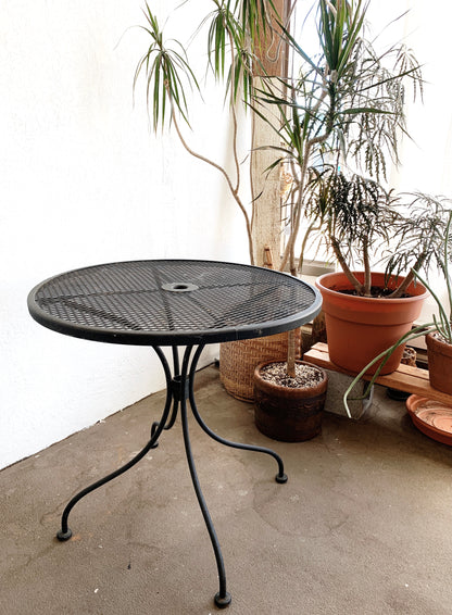 Mid Century Wrought Iron Patio Table