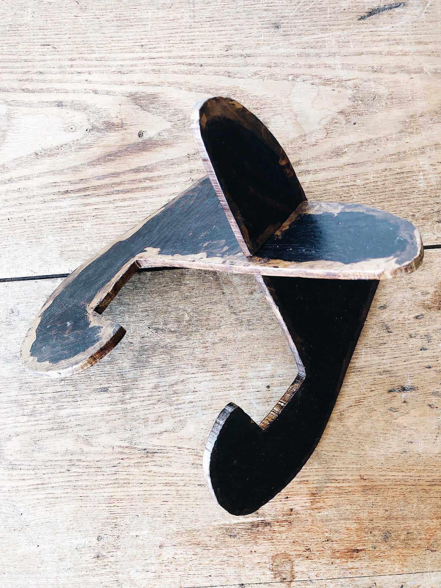 Vintage Folk Art Easel or Bookstand