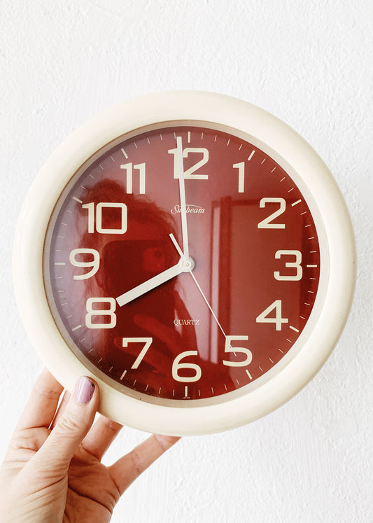 Vintage Sunbeam Wall Clock