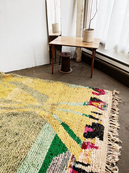 Vintage Boujda Berber Wool Rug