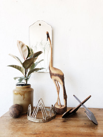 Petite Antique Etched Mirror