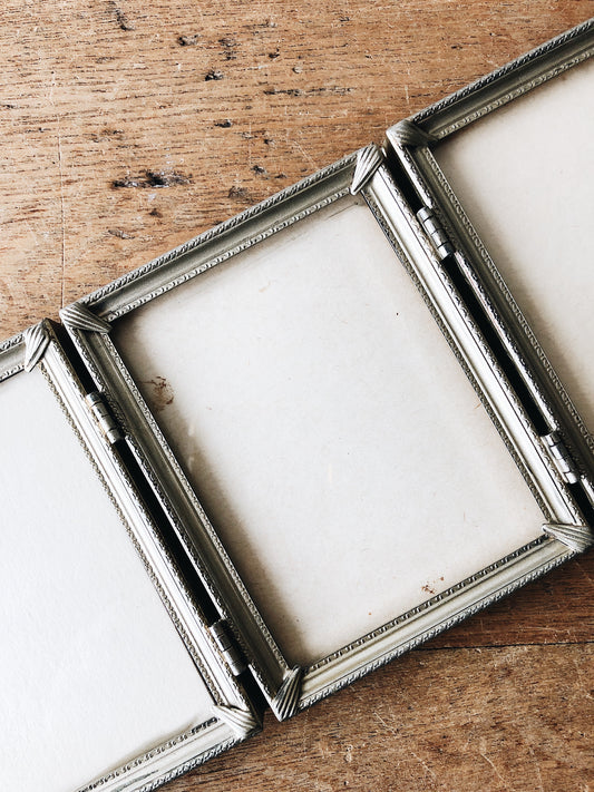 Vintage Tri Fold Frame