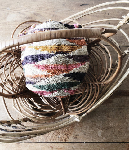 Vintage Star Shaped Willow Basket