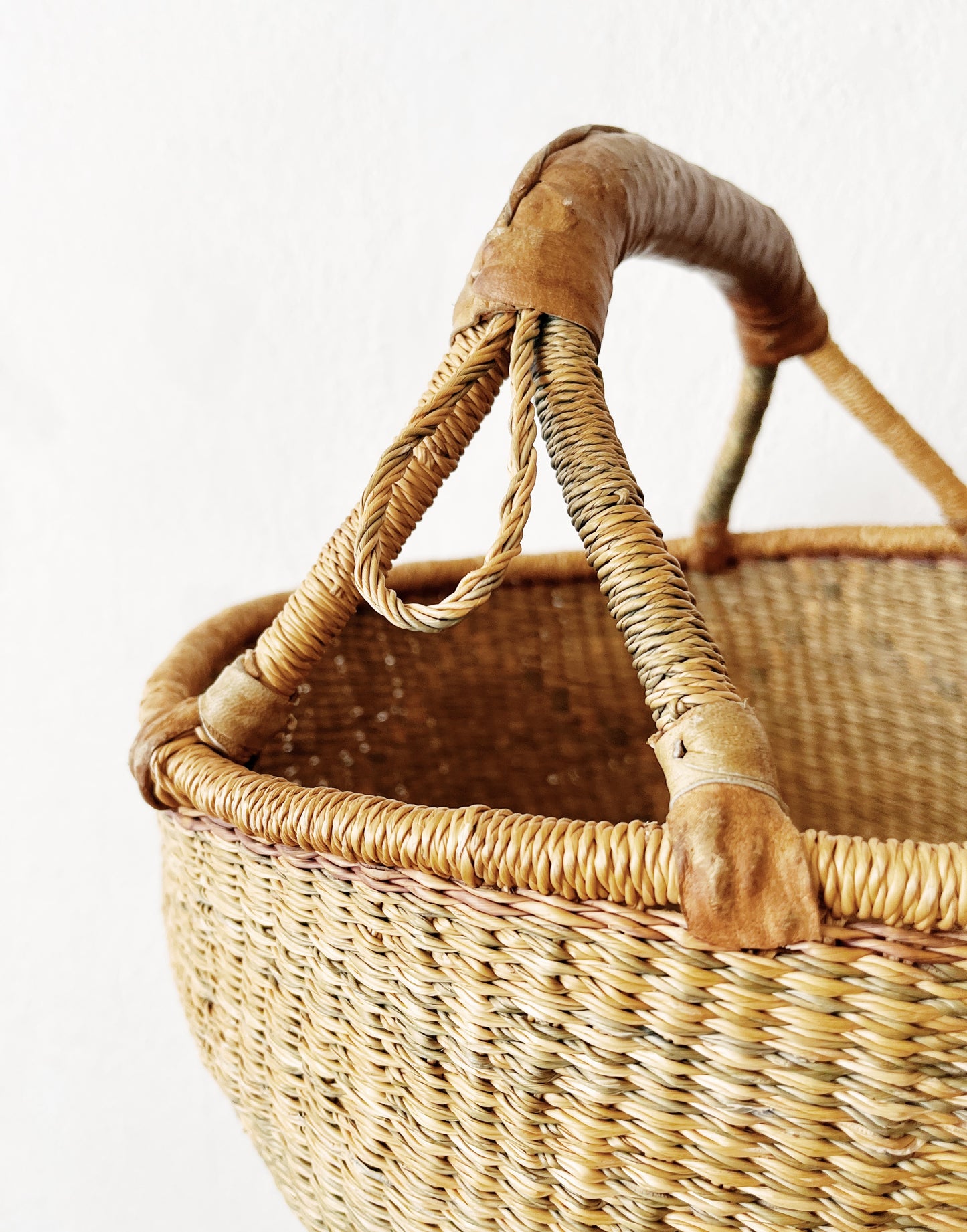 Vintage Bolga Basket