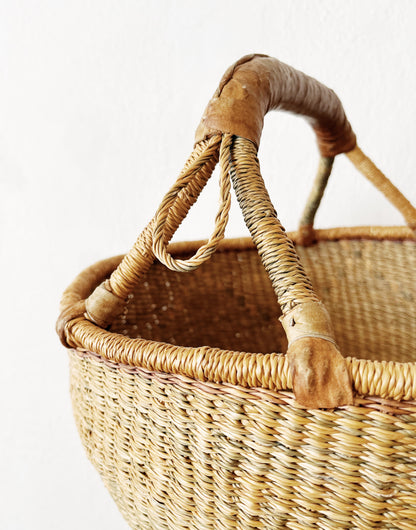 Vintage Bolga Basket
