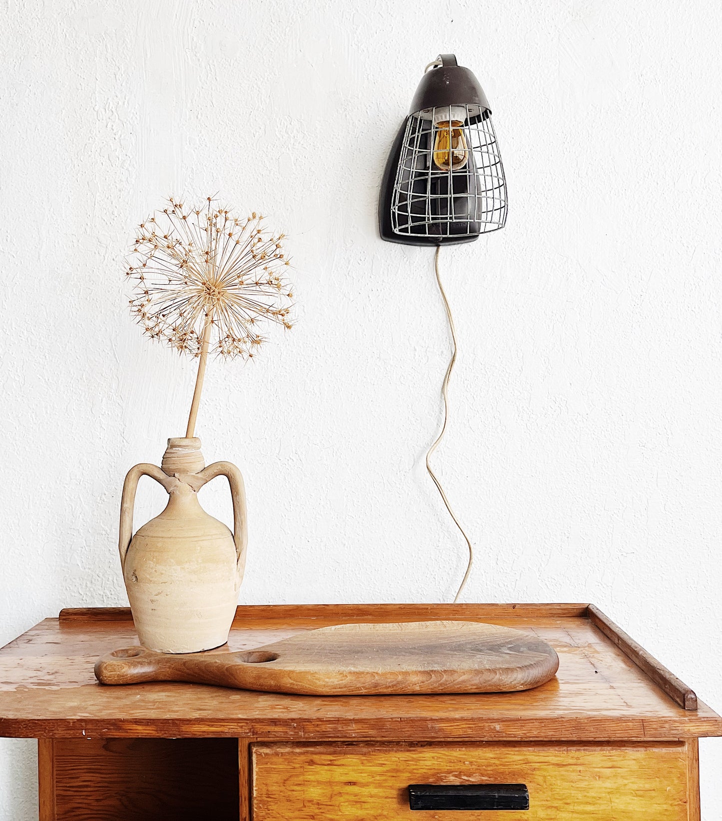 Mid Century Cage Lamp