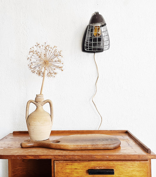 Mid Century Cage Lamp