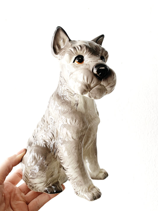 Vintage Ceramic Schnauzer Bank