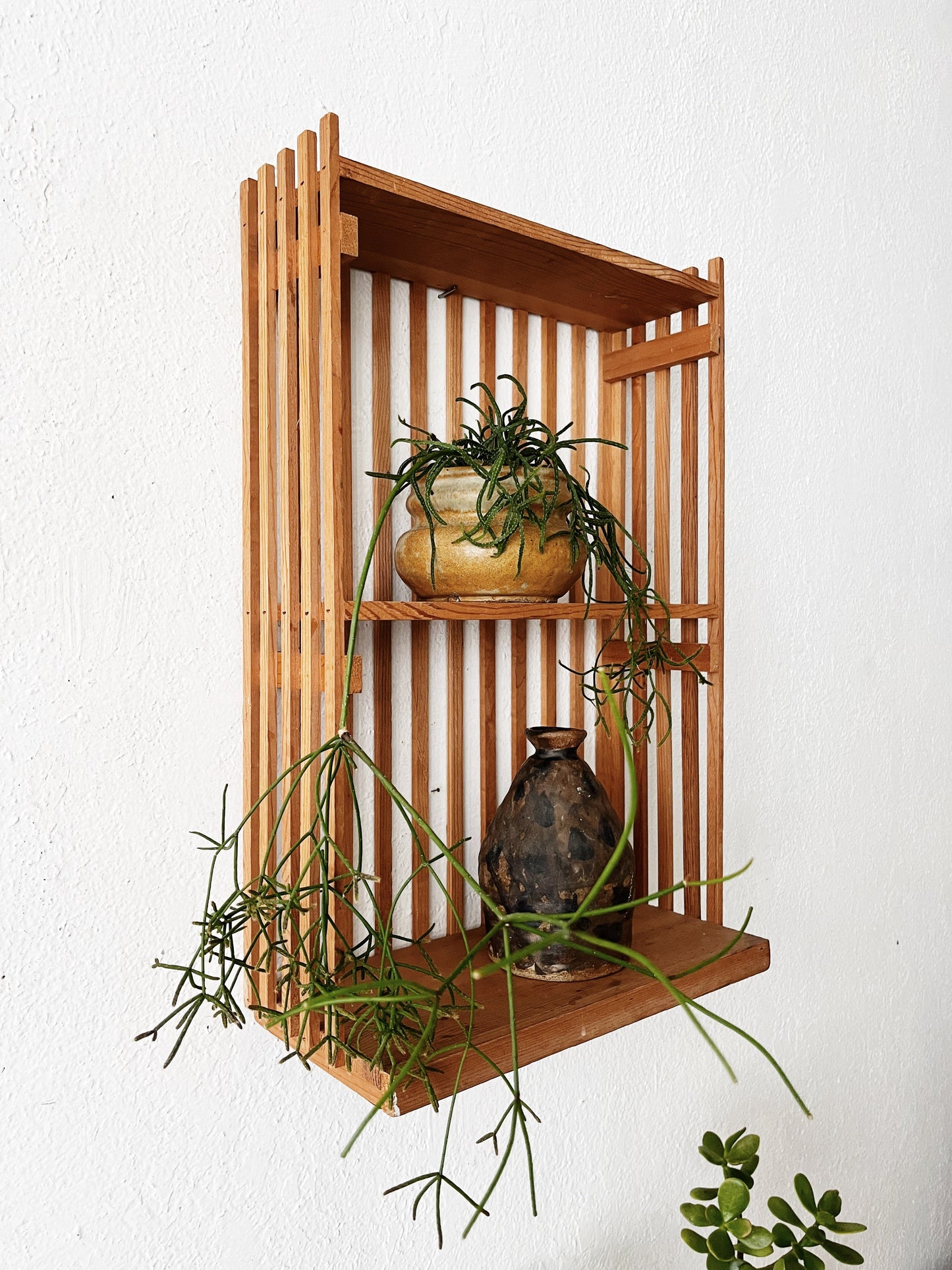 Vintage Slatted Shelf