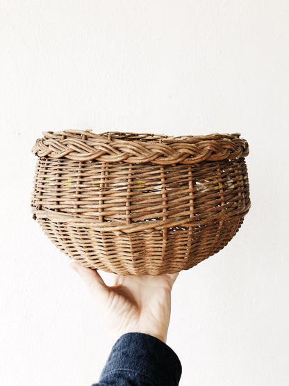 Vintage Bun Shaped Basket