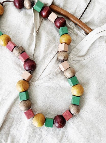 Chunky Wooden Beads