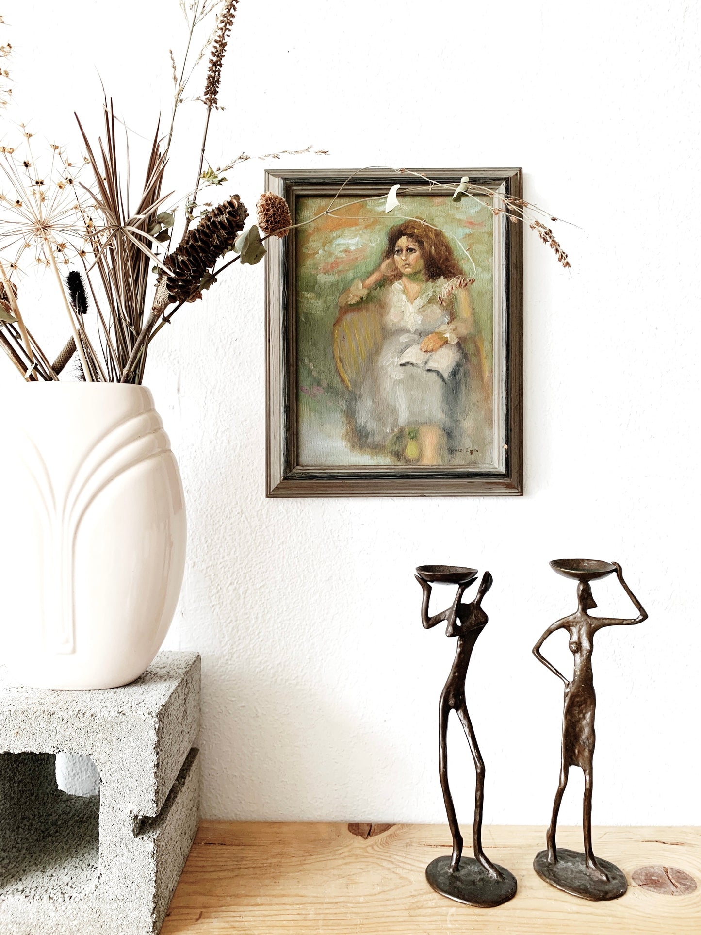 Vintage Original Framed Portrait