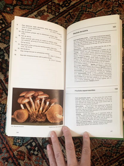 Vintage Mushroom Hard Cover Field Guide