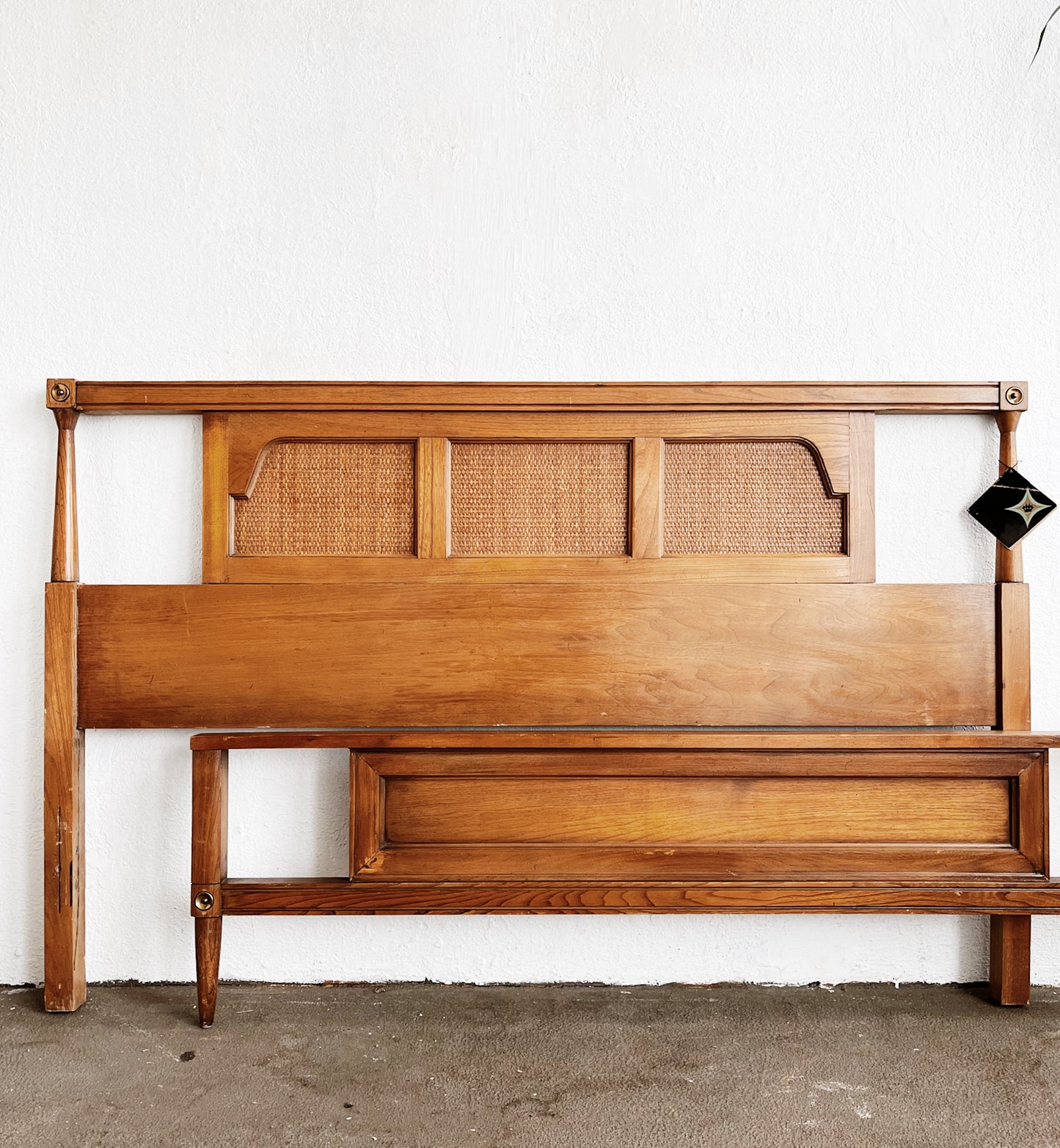 Mid Century Full Size Bed Frame